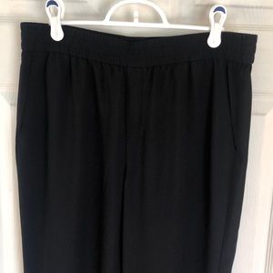 Black dress joggers